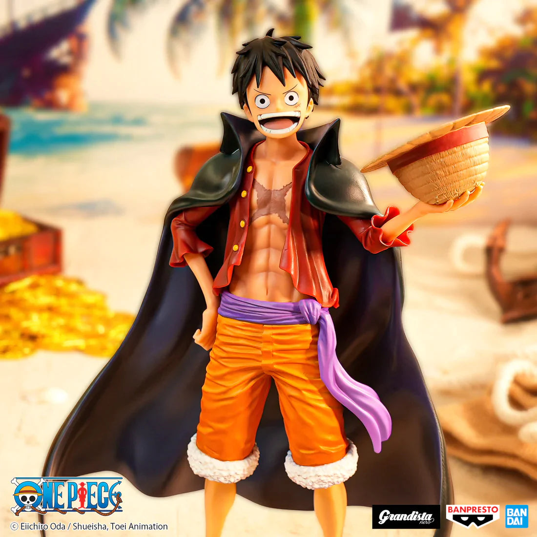 Monkey D. Ruffy - Grandista Nero - One Piece - Banpresto