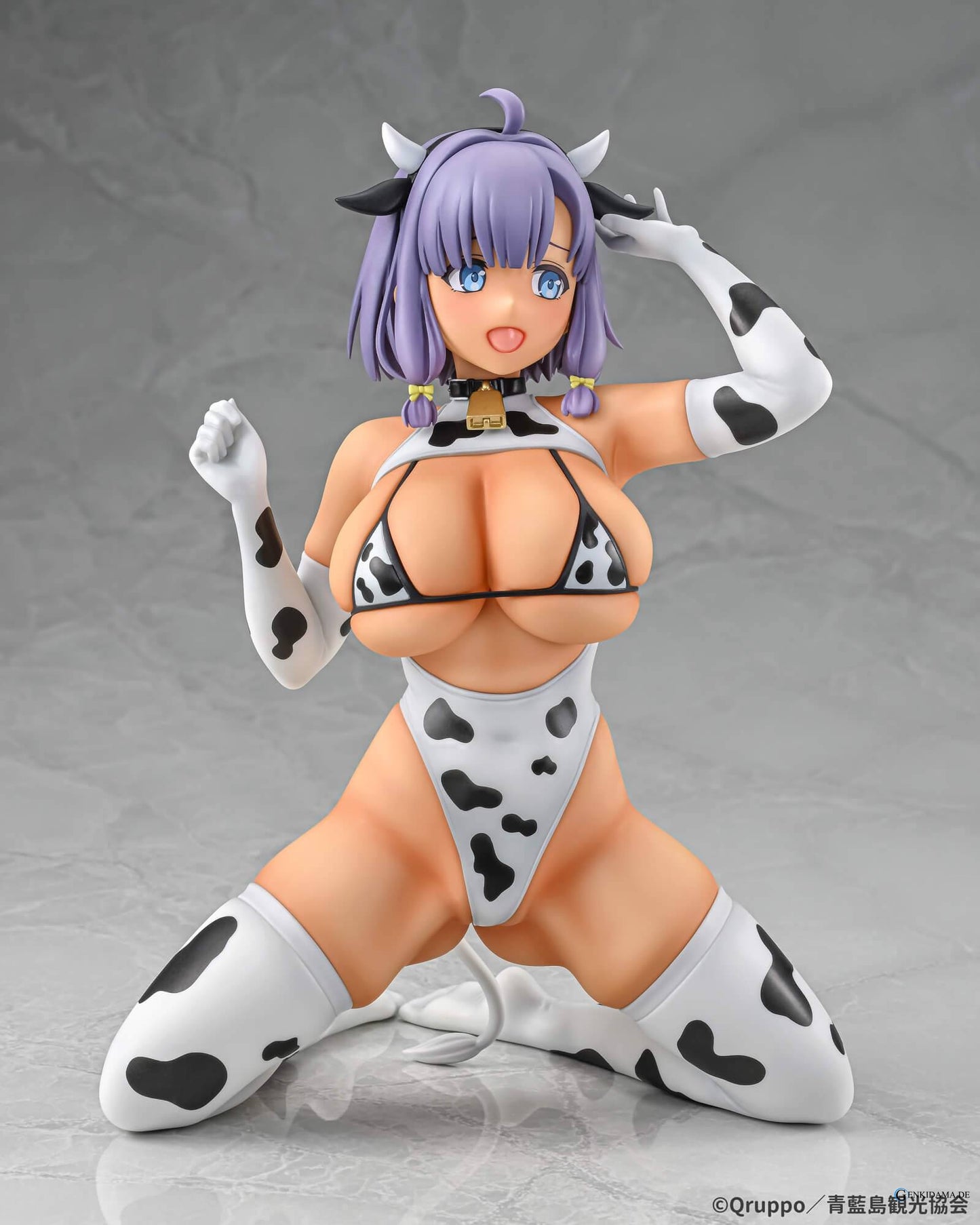 Nukitashi The Animation: Misaki Hotori (Tanned Ver.) (Cow-Print Costume Ver.) 1/5 (Cast-Off)