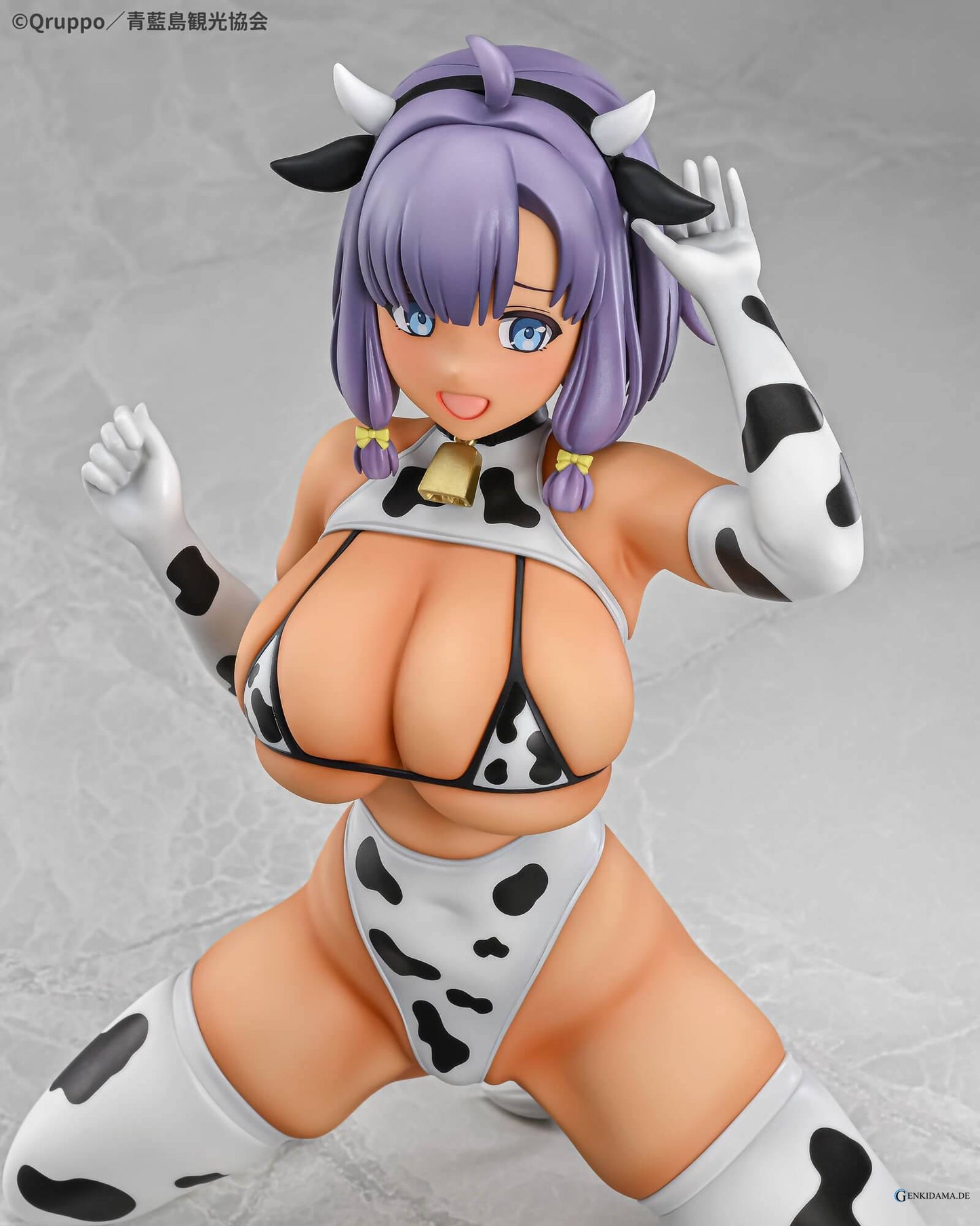 Nukitashi The Animation: Misaki Hotori (Tanned Ver.) (Cow-Print Costume Ver.) 1/5 (Cast-Off)