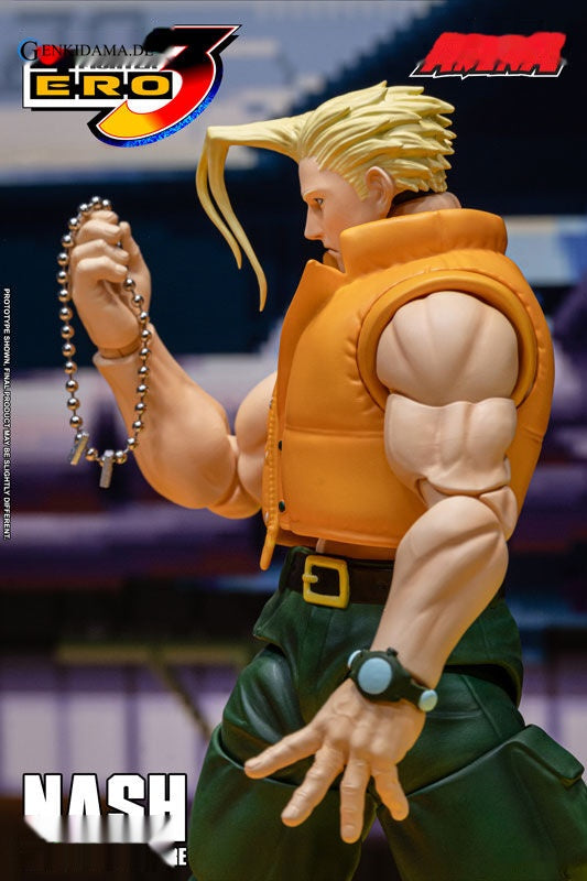 STORM ARENA STREET FIGHTER ALPHA 3 NASH ACTION FIGURE