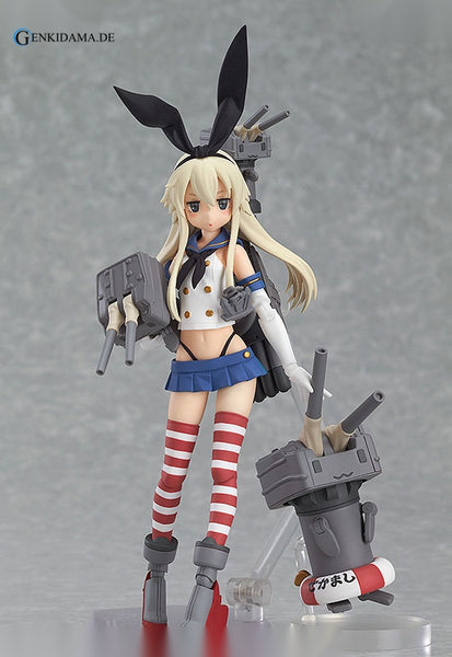 figma - Kantai Collection -Kan Colle- Shimakaze (w/Pre-order Bonus: Rensouhou-chan (Big) Middle-damage Expression ver.) - Anime Figur