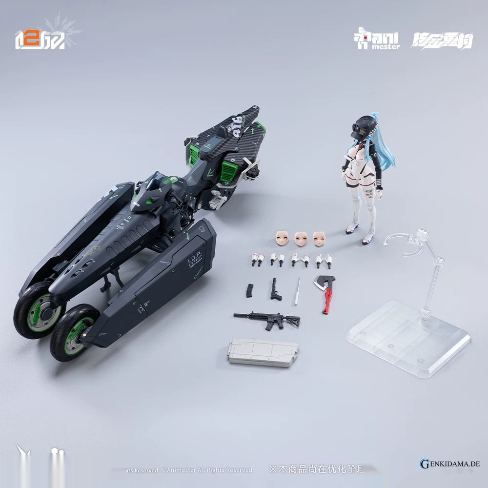 Girls` Frontline 2: Exilium Klukai -Speed Star- Motorcycle 1/12 Scale Plastic Model Kit (Plastic model)