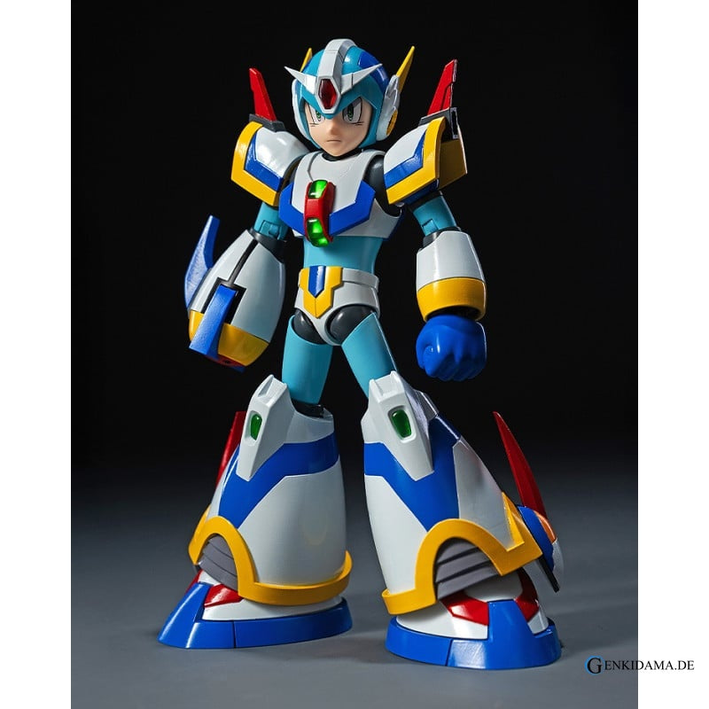 Mdlx X Force Armor - Mega Man X Action Figure [Threezero] Ansicht 1
