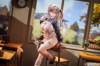 Original Character: The Quiet-Type Gal, Succubus Yuki Shinomiya - Illustration by sune 1/6