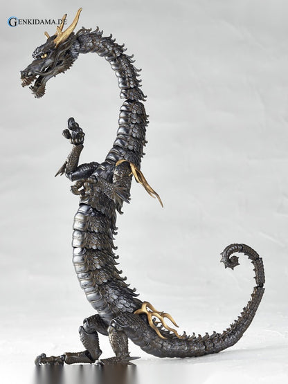 KT Project KT-003 Takeya Style Jizai Okimono "Dragon" Iron Rust Look Edition