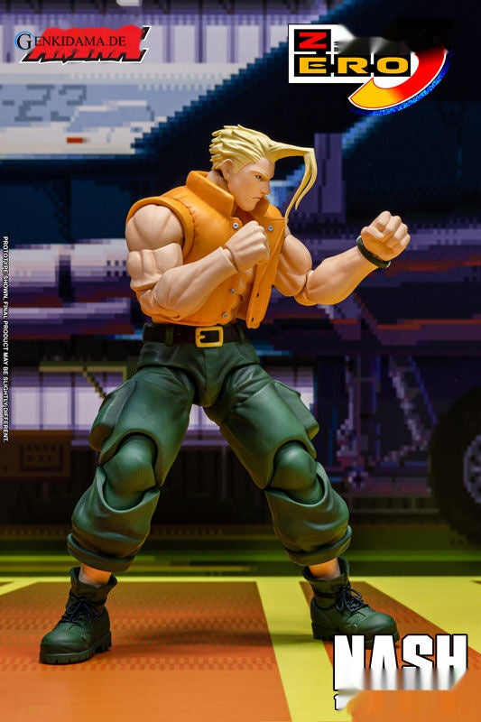 STORM ARENA STREET FIGHTER ALPHA 3 NASH ACTION FIGURE