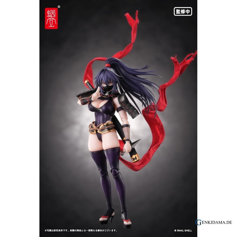 RPGEX-10 Kunoichi Reppu 1/12 Scale Action Figure Ansicht 3