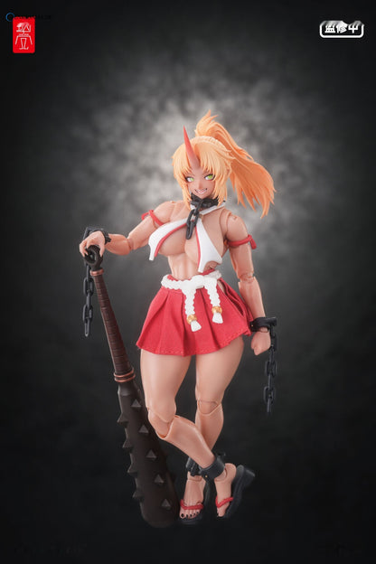RPGEX-08 Oni Miko Momiji 1/12 Action Figure w/Bonus [Snail Shell]