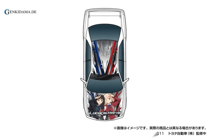 The Tuned Car No.IT-02 1/24 Lycoris Recoil TRD JZX100 Chaser '98 (Toyota) Plastic Model