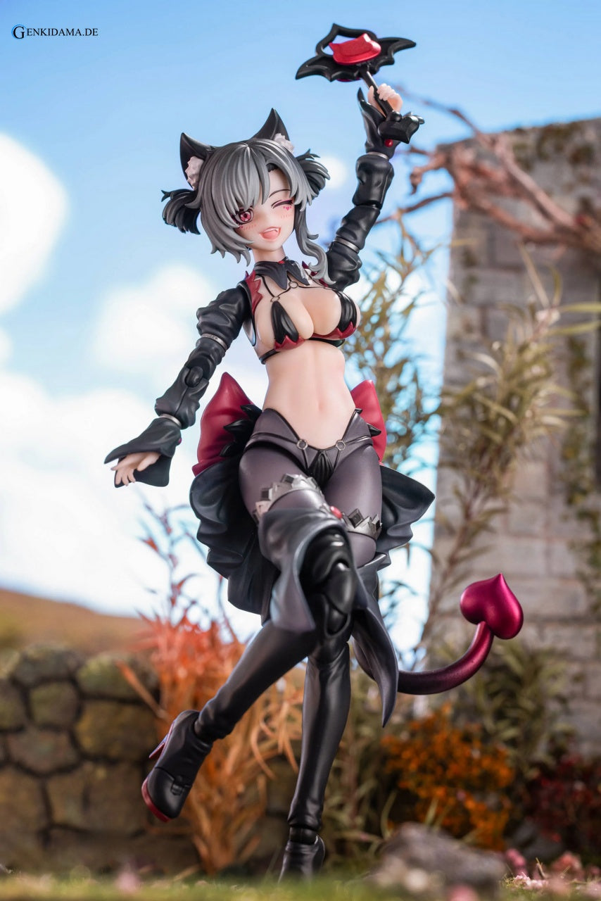 Apprentice Witch Hoshikawa Neco 1/12 Complete Model Action Black Hair Ver.
