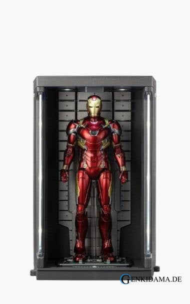 MARVEL Avengers: Iron Man Mk.46 - 7-inch Action Figure + Hall of Armor Set