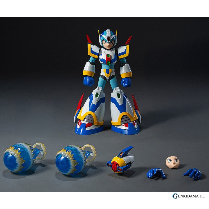 Mdlx X Force Armor - Mega Man X Action Figure [Threezero] Ansicht 9