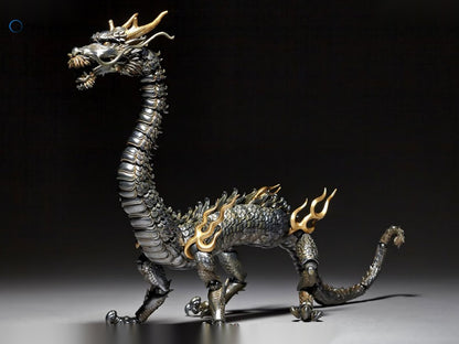 KT Project KT-003 Takeya Style Jizai Okimono "Dragon" Iron Rust Look Edition