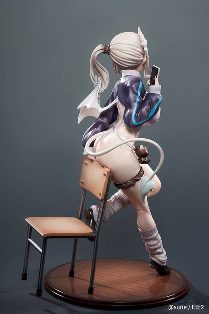 Original Character: The Quiet-Type Gal, Succubus Yuki Shinomiya - Illustration by sune 1/6