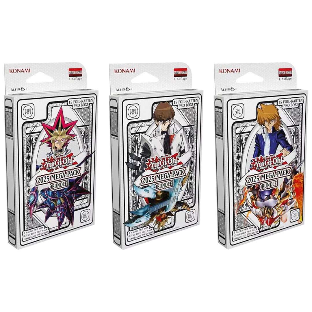 Yu-Gi-Oh! | Mega-Pack Bundle 2025 | Display (12) (DE) - Anime Figuren günstig kaufen