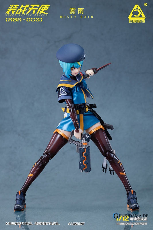 Armored Battle Angels Series ABA-003 Misty Rain 1/12 Scale Posable Figure [LOSCONT]