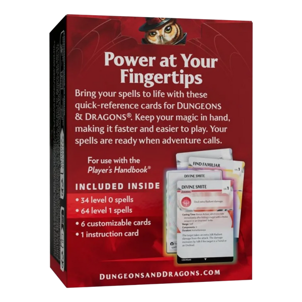 Detailansicht Dungeons & Dragons | Spells Lvl 0-1 | Reference Cards (EN)