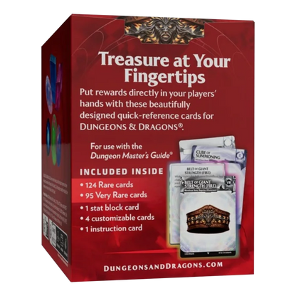 Dungeons & Dragons | Magic Items: Rare & Very Rare | Reference Cards (EN)