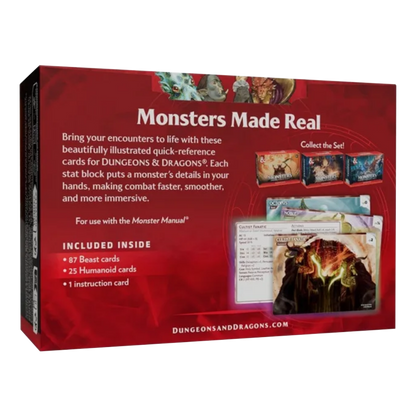 Dungeons & Dragons | Monsters: Animals and NPCs | Reference Cards (EN)