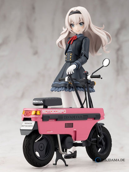 Sousai Shojo Teien Plastic Model Kit 1/10 Emma Koishikawa Nocturne with Honda AB12 Motocompo 14 cm