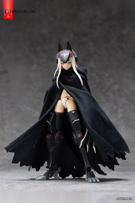 "G.N.PROJECT" Option Costume Tactical Hooded Cape (Black Ver.) (DOLL ACCESSORY)