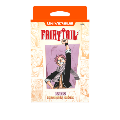 UniVersus CCG | Fairy Tail: All Fired Up! Natsu & Gray | Starter Deck Display (EN)