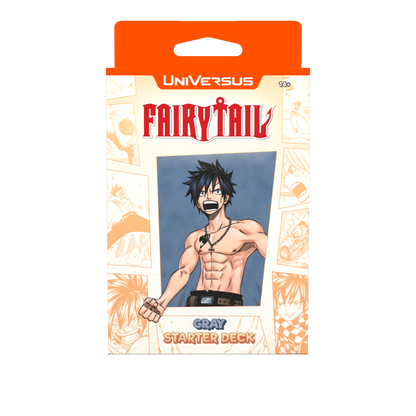 UniVersus CCG | Fairy Tail: All Fired Up! Natsu & Gray | Starter Deck Display (EN)