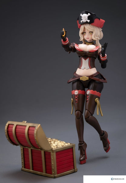 Pirates Queen Anne Plastic Model Kit Border Model