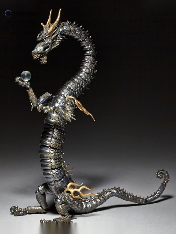KT Project KT-003 Takeya Style Jizai Okimono "Dragon" Iron Rust Look Edition