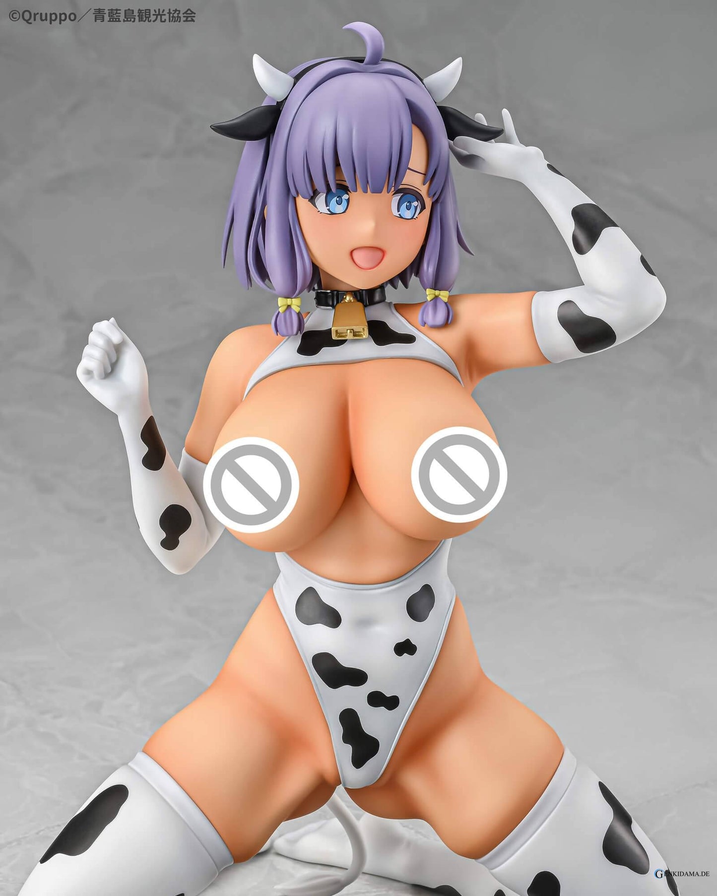 Nukitashi The Animation: Misaki Hotori (Tanned Ver.) (Cow-Print Costume Ver.) 1/5 (Cast-Off)
