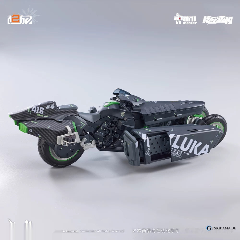 Girls` Frontline 2: Exilium Klukai -Speed Star- 1/12 Scale Completed Action Figure & Motorcycle 1/12 Scale Plastic Model Kit Set