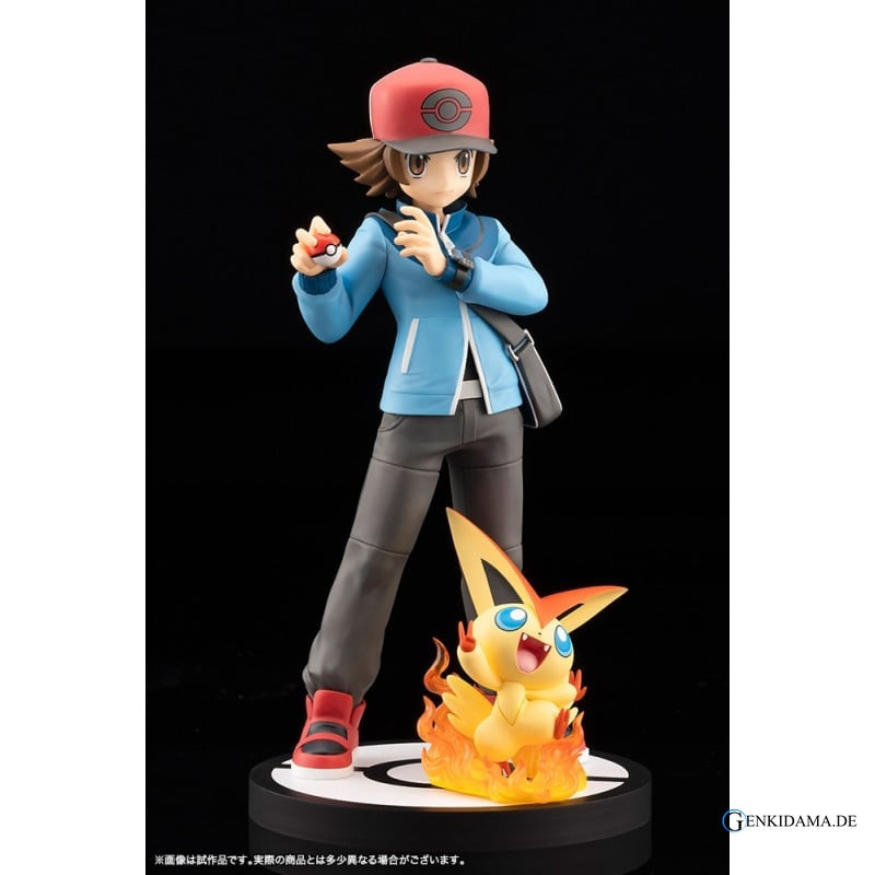 Artfx J Pokémon Touya with Victini 1/8 Scale Figure Ansicht 1