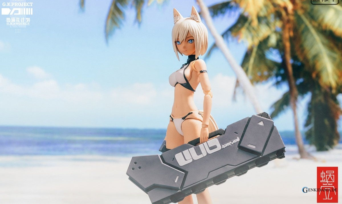G.N.Project Wolf-001 Swimwear Body & Armed Set *w/Bonus Item (PVC Figure)