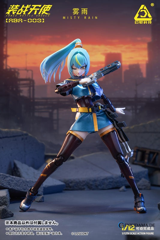 Armored Battle Angels Series ABA-003 Misty Rain 1/12 Scale Posable Figure [LOSCONT]