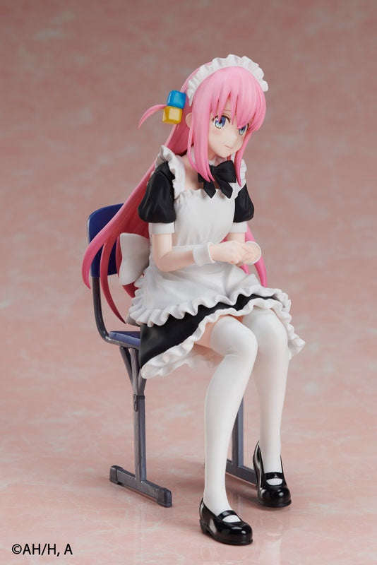 Anime "BOCCHI THE ROCK!" Hitori Gotoh Maid Ver. Non Scale Figure [Aniplex] Ansicht 4