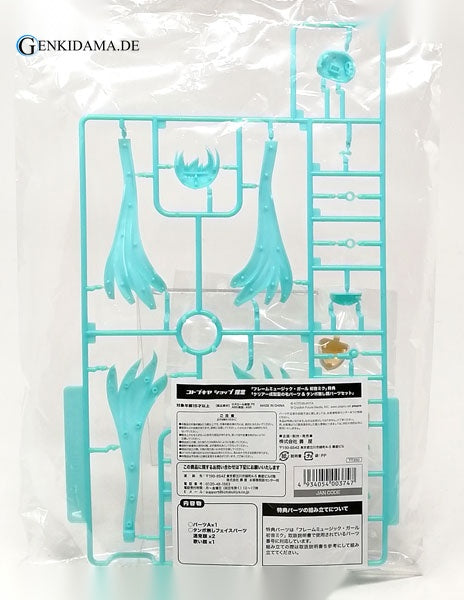 Frame Music Girl Hatsune Miku Clear Hair Parts & Face Part w/o Tampo Printing Set Plastic Model