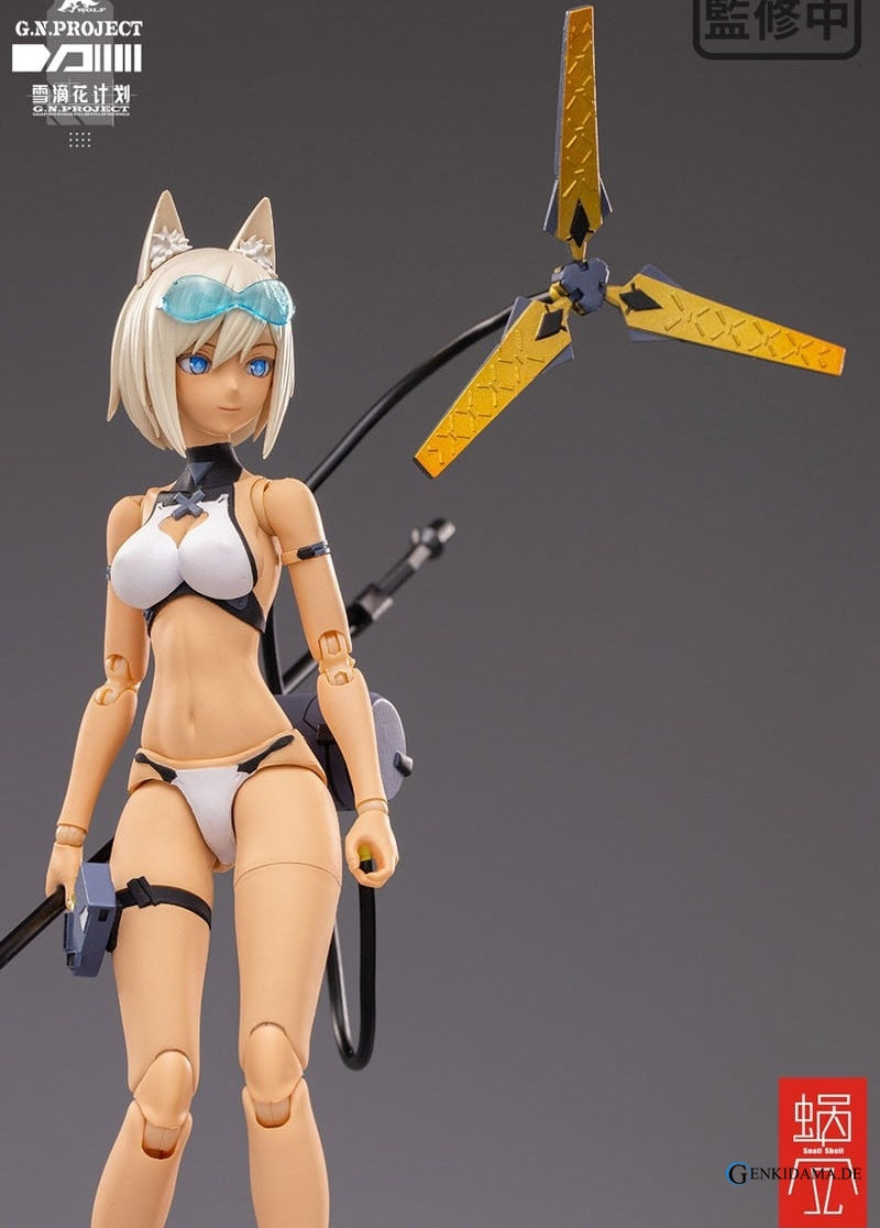 G.N.Project Wolf-001 Swimwear Body & Armed Set *w/Bonus Item (PVC Figure)