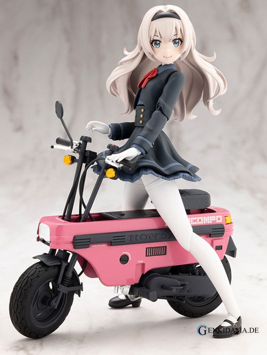 Sousai Shojo Teien Plastic Model Kit 1/10 Emma Koishikawa Nocturne with Honda AB12 Motocompo 14 cm