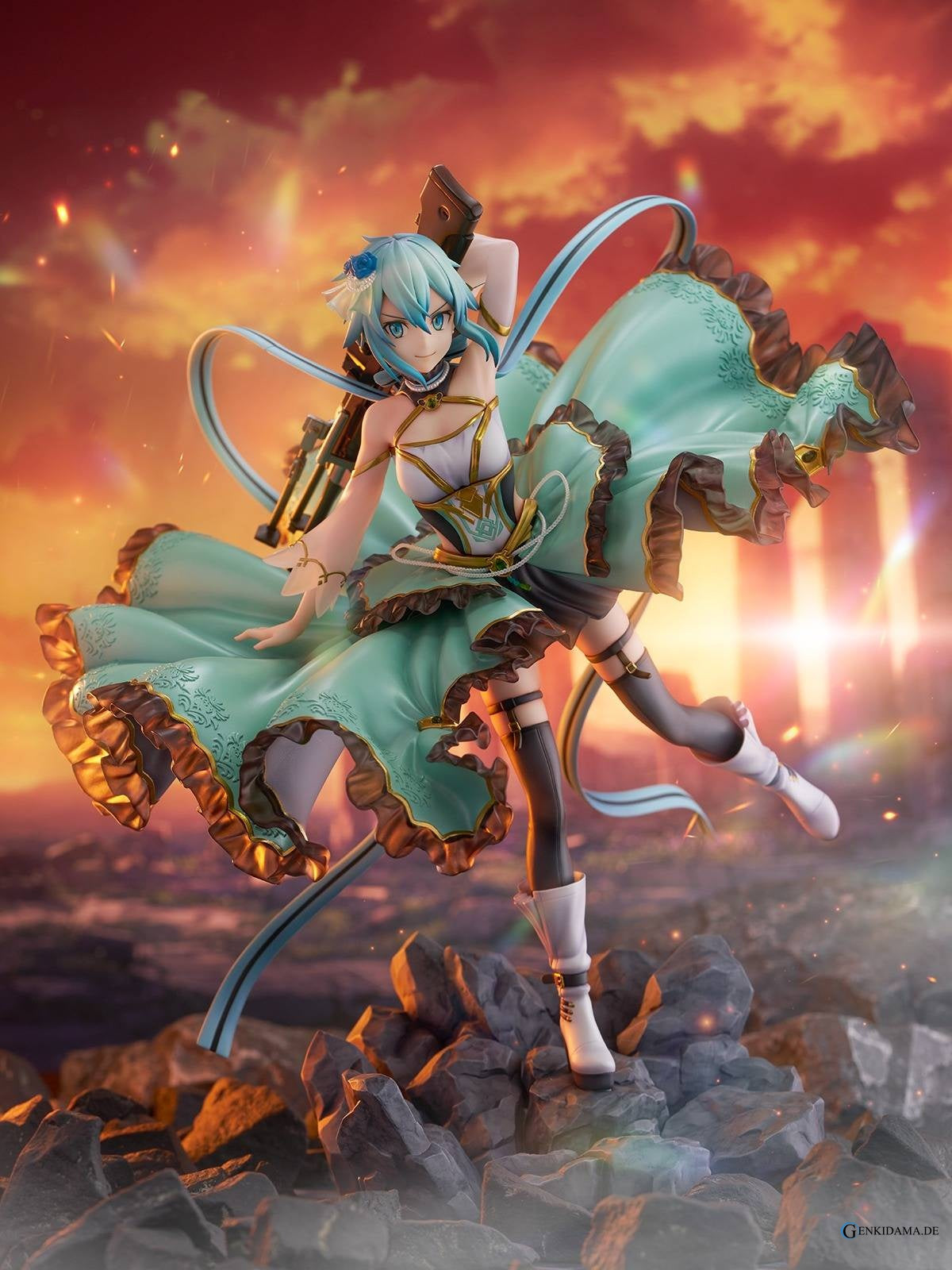 Shibuya Scramble Figure: Sword Art Online - Sinon - 1/7 (Crystal Dress Ver.)