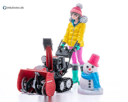 PLAMAX MF-62: minimum factory Minori with Honda Small Snow Plow HSS1170n (JX) 1/20 Plastic Model