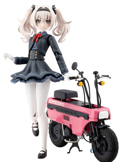 Sousai Shojo Teien Plastic Model Kit 1/10 Emma Koishikawa Nocturne with Honda AB12 Motocompo 14 cm