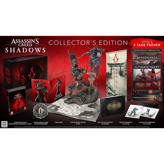 Assassin's Creed Shadows - Collector's Edition - [PlayStation 5] Ubisoft - Anime Figuren günstig kaufen