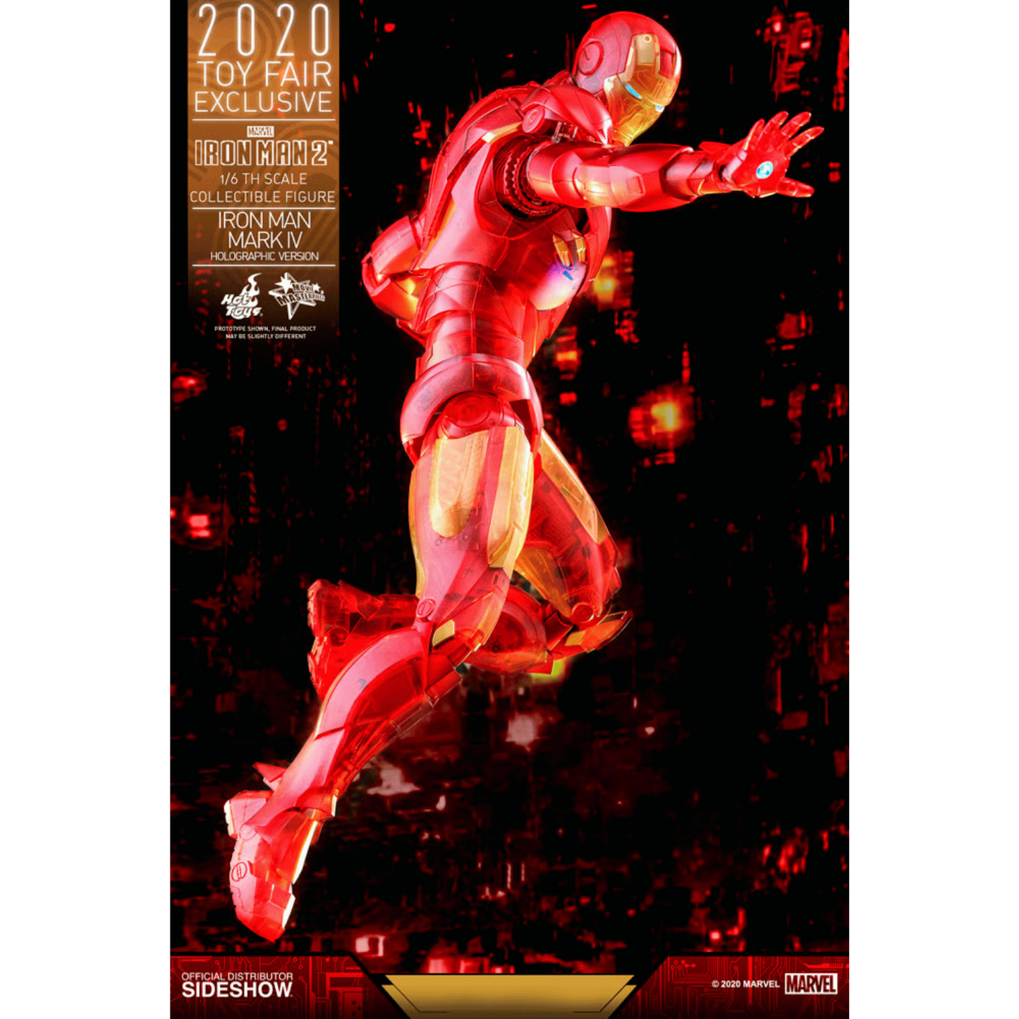 Iron Man Mark IV (Holographic Version) – 1/6 Scale Collectible Figure | Hot Toys