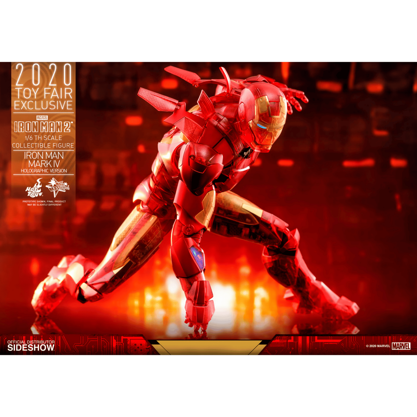 Iron Man Mark IV (Holographic Version) – 1/6 Scale Collectible Figure | Hot Toys