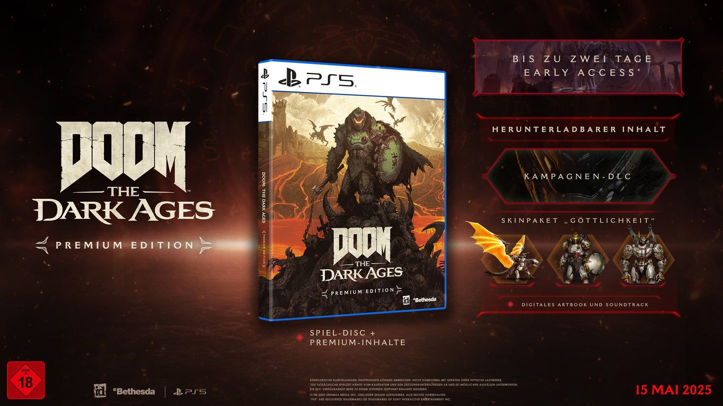 Doom: Dark Ages Premium Eidtion DE Version (PS5)