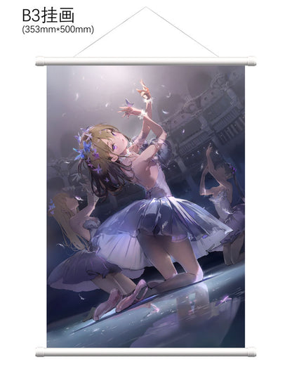 Gray Duckling on Stage Avian Romance Wave