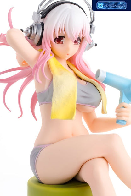 Super Sonico Sonico-chan Seikatsu Micchaku Shuzai Special Figure -Ofuro Agari [FURYU] Ansicht 5