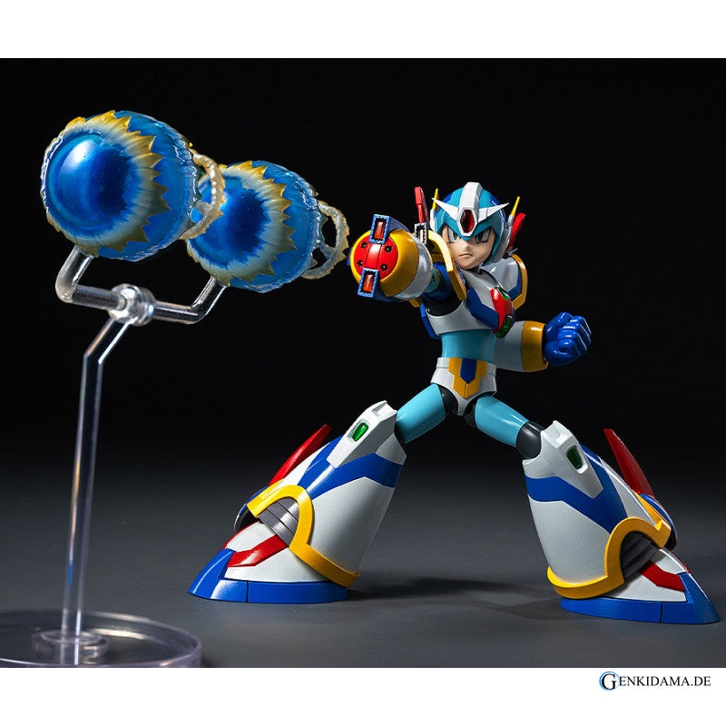 Mdlx X Force Armor - Mega Man X Action Figure [Threezero] Ansicht 6