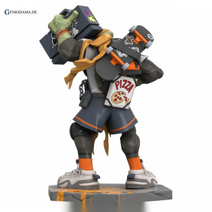 Teenage Mutant Ninja Turtles by Clogtwo Michelangelo Statue