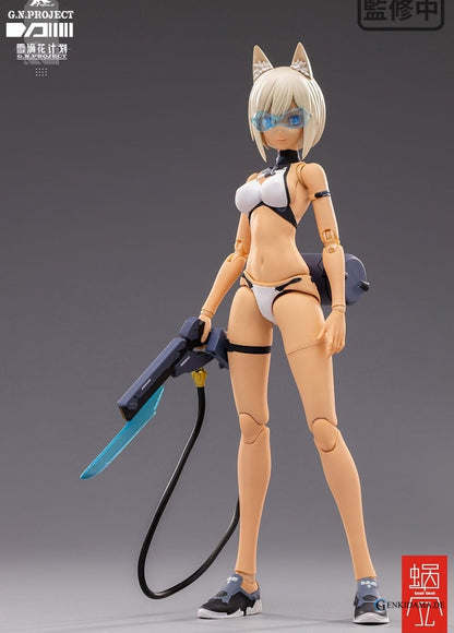 G.N.Project Wolf-001 Swimwear Body & Armed Set *w/Bonus Item (PVC Figure)